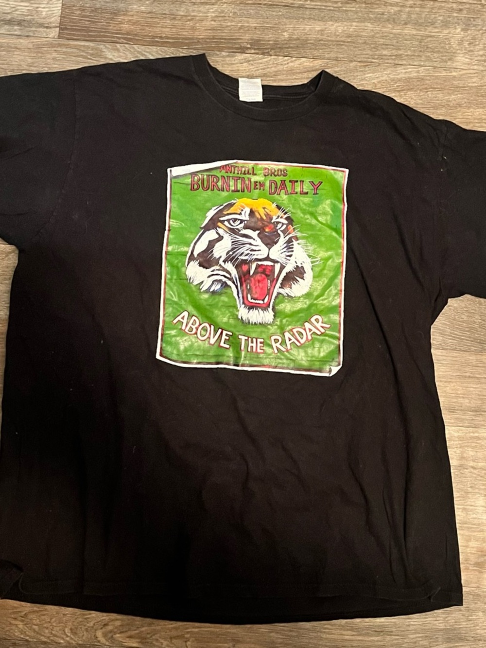 Anthill Bros. 'Burnin' em Daily Above the Radar' Graphic Size 2xl Black shirt